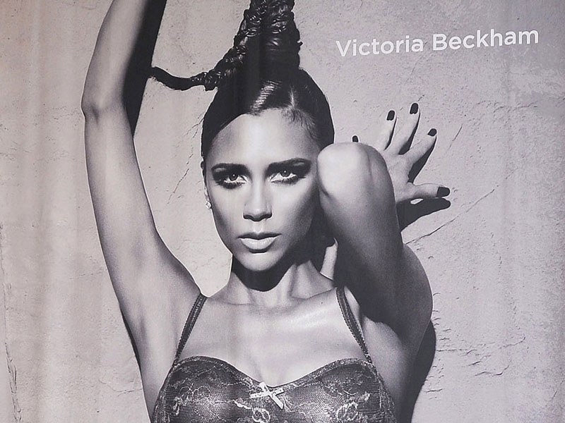 Beckham stripped off for a recent underwear advert.