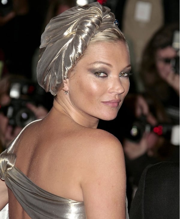 Moss' wax figure will be given a gold evening gown