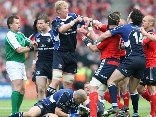 The incident took place during the Heineken Cup semi-final
