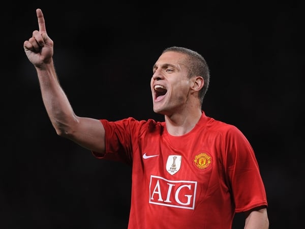 Nemanja Vidic was lucky not to be dismissed for his verbal barracking of referee Rob Stiles