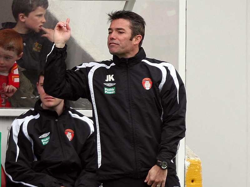 Jeff Kenna's men were beaten at home by his former club Galway tonight