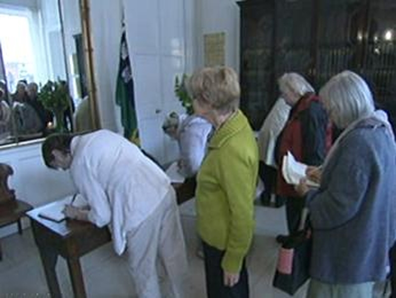 Dublin - Book of Solidarity opened