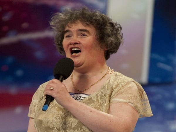 Boyle - When she auditioned for Britain's Got Talent last year