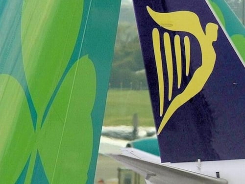 Airline shares - Both Aer Lingus and Ryanair drop