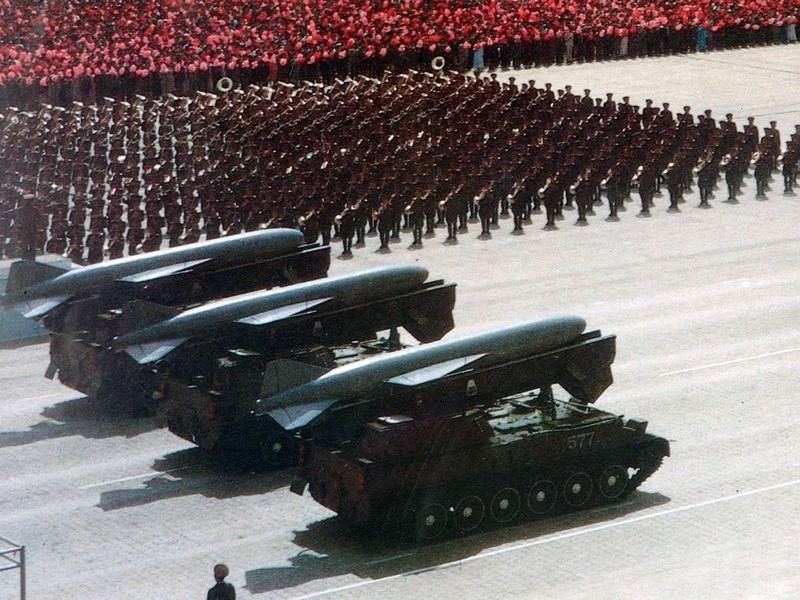 North Korea - Launched series of short-range missiles