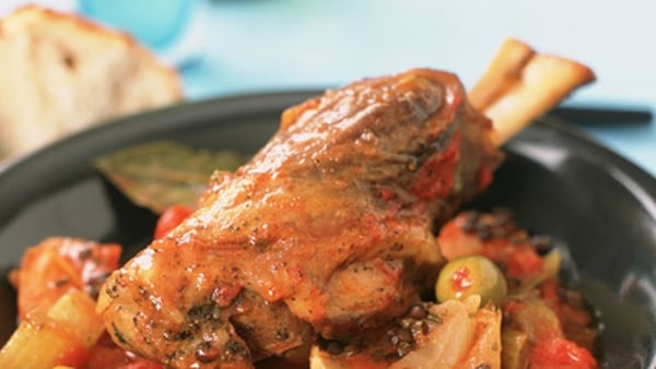 Lamb Shanks with Honey, Chickpeas and Spices