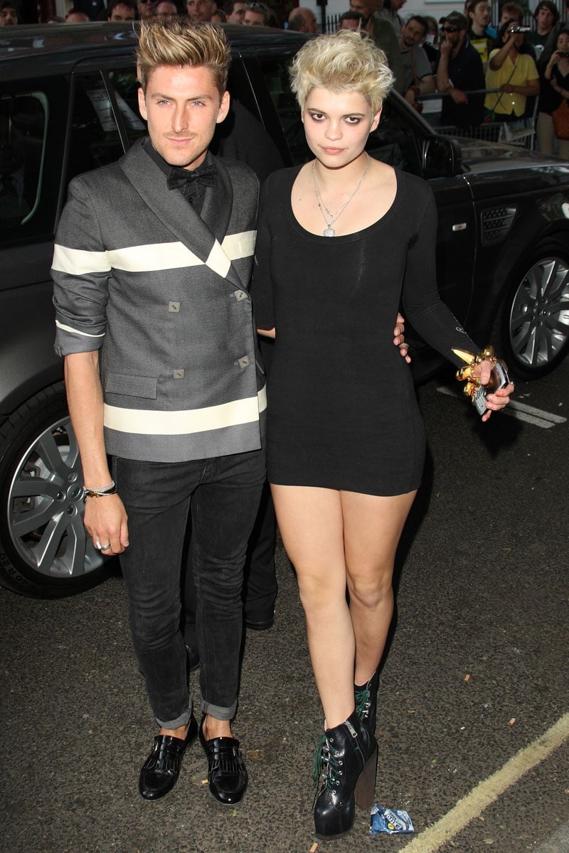 Henry Holland pictured with Pixie Geldof