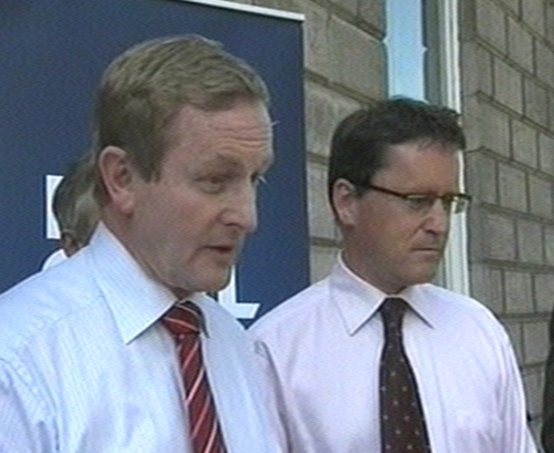 Enda Kenny - Would not enter coalition with Sinn Féin