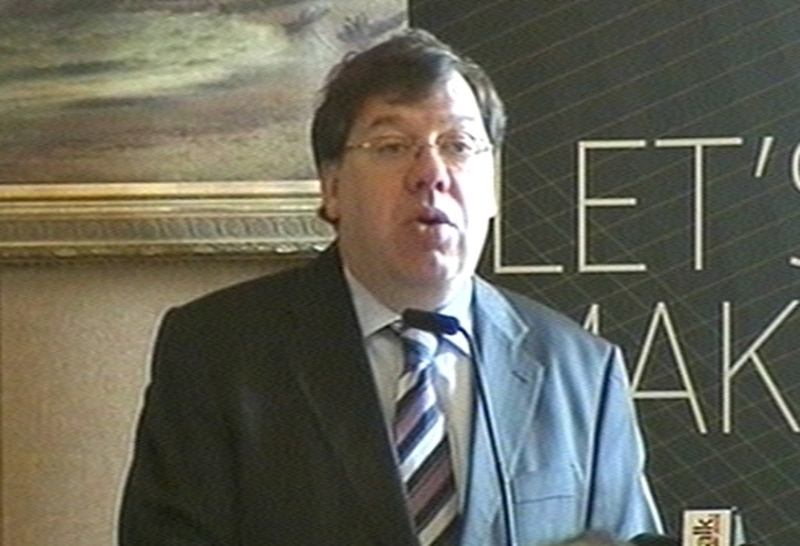 Brian Cowen - Hopeful of upturn in economy