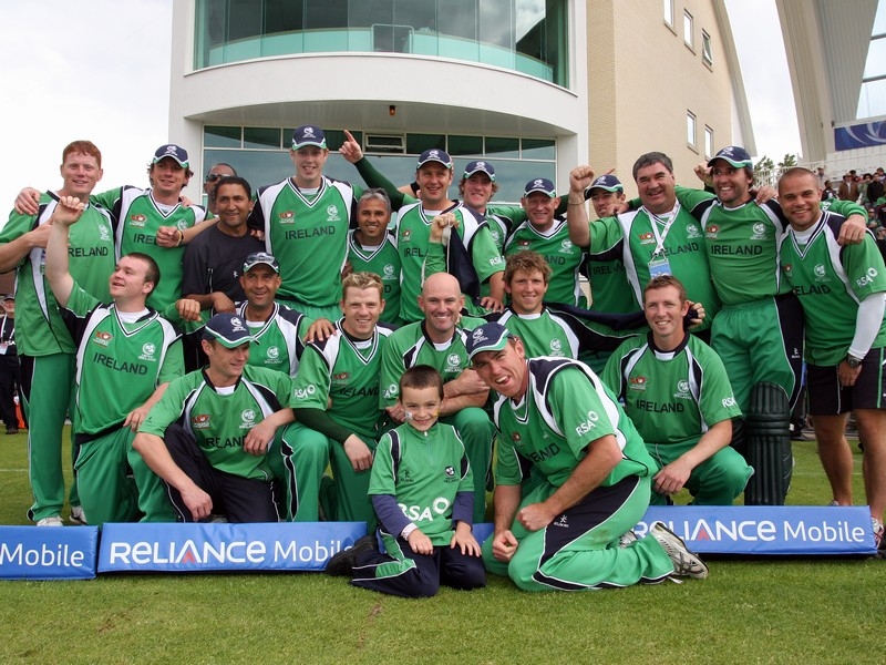 The team celebrate another famous Irish victory © Rob O'Connor