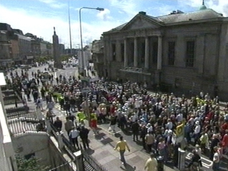 Dublin - March started at Parnell Square