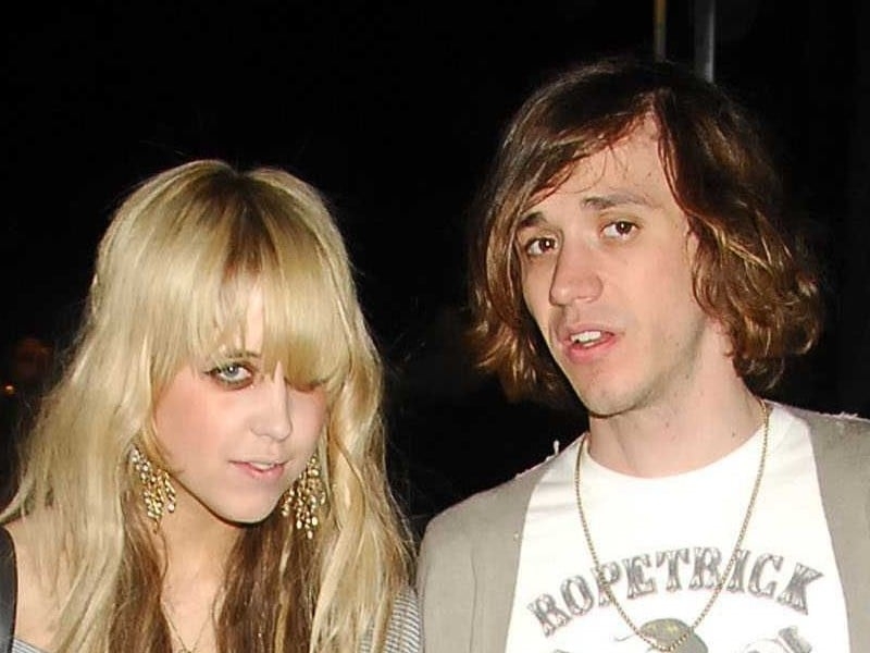 Peaches Geldof pictured with Max Drummey