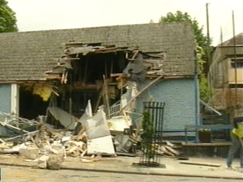 Graiguenamanagh - Mechanical digger used in ATM theft
