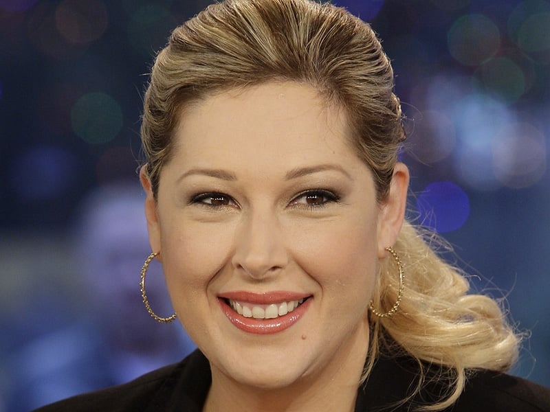 Wilson - Second child with husband Rob Bonfiglio