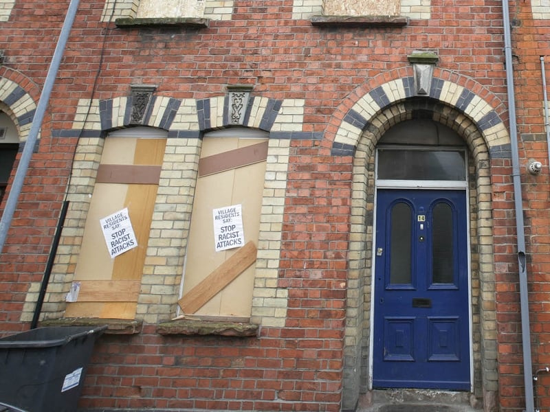 Belfast - Attacks on homes of Romanian families