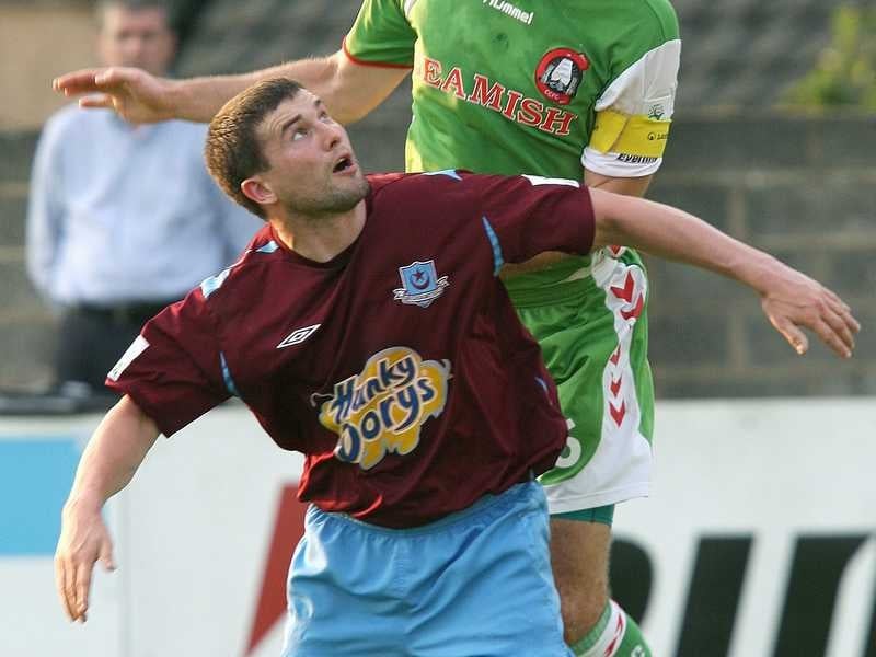 Shane Barrett scored his first goal since his return to Drogheda United