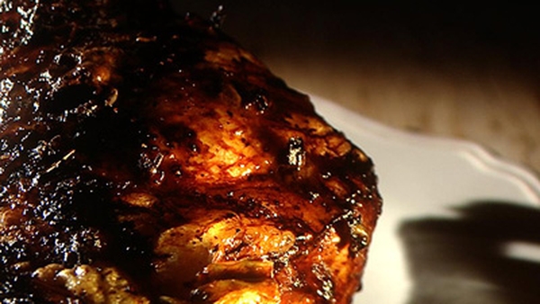Lavender and Garlic Flavoured Leg of Lamb