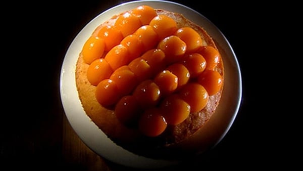 Olive Cake with Apricots
