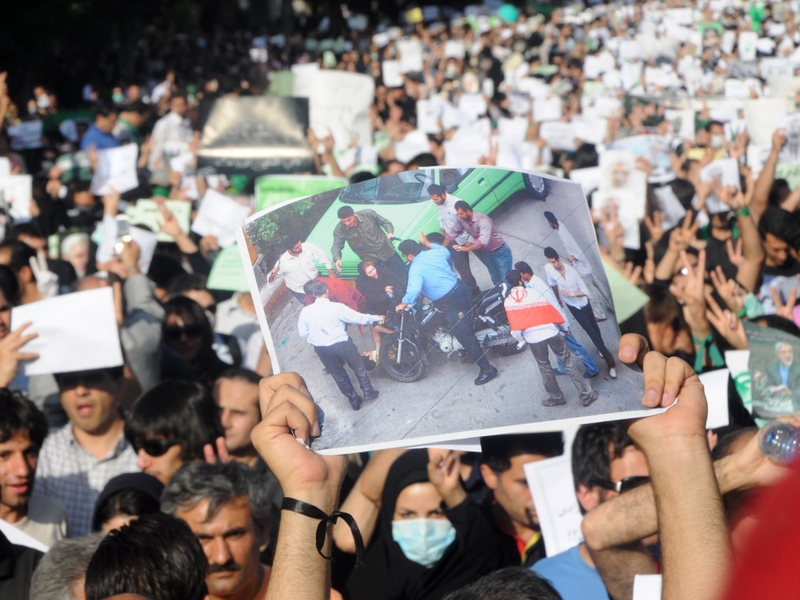 Iran - Politicial unrest putting pressure on oil prices