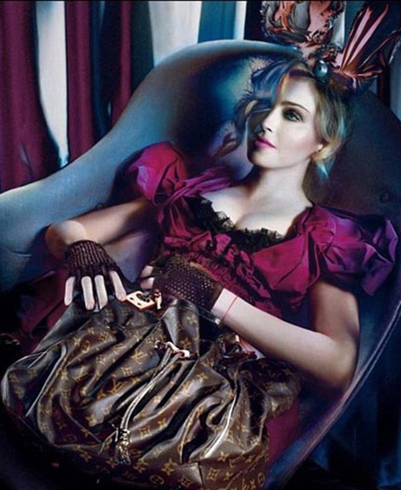 Madonna in Louis Vuitton's autumn/winter '09 campaign