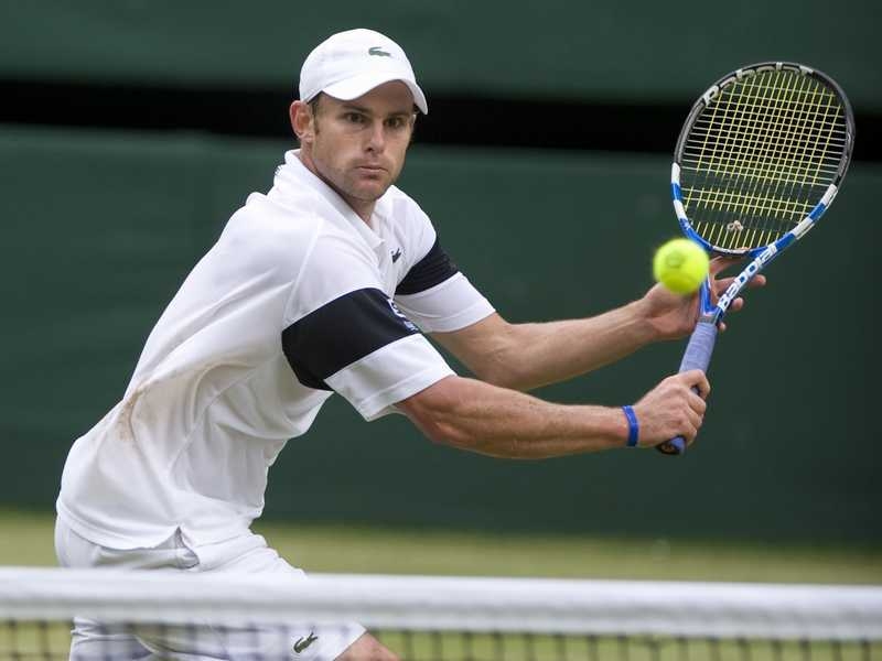 Andy Roddick never looked comfortable on Court Two