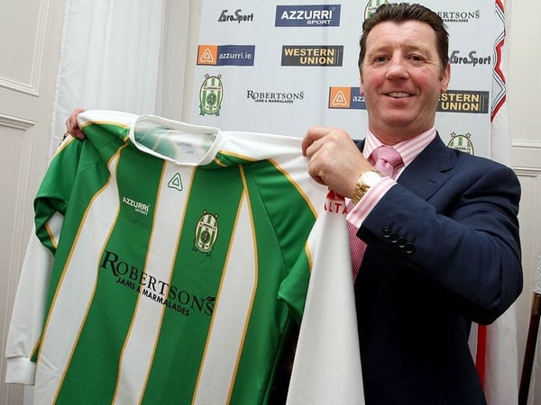 Roddy Collins took over as manager of Floriana in June
