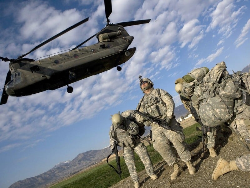 Afghanistan - Troops aiming to fight Taliban insurgency