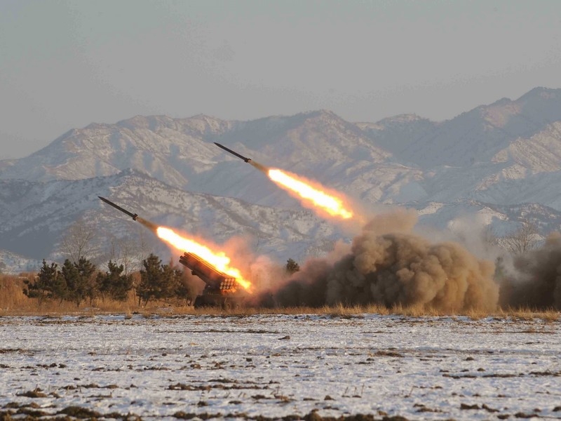 North Korea - Test fired missiles