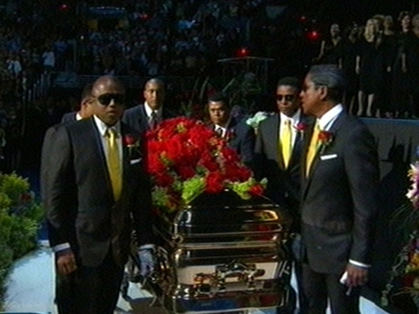 Los Angeles - Jackson brothers brought casket into service