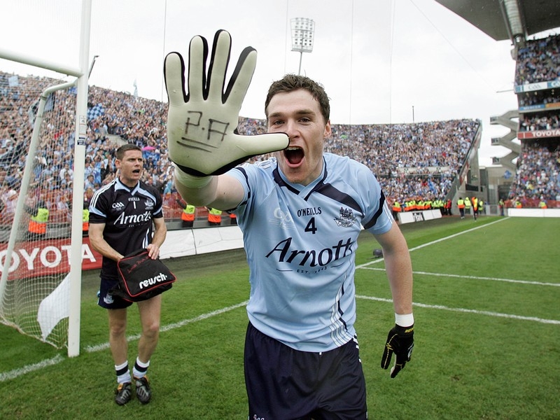 Dublin's Paddy Andrews celebrates five successive Leinster titles