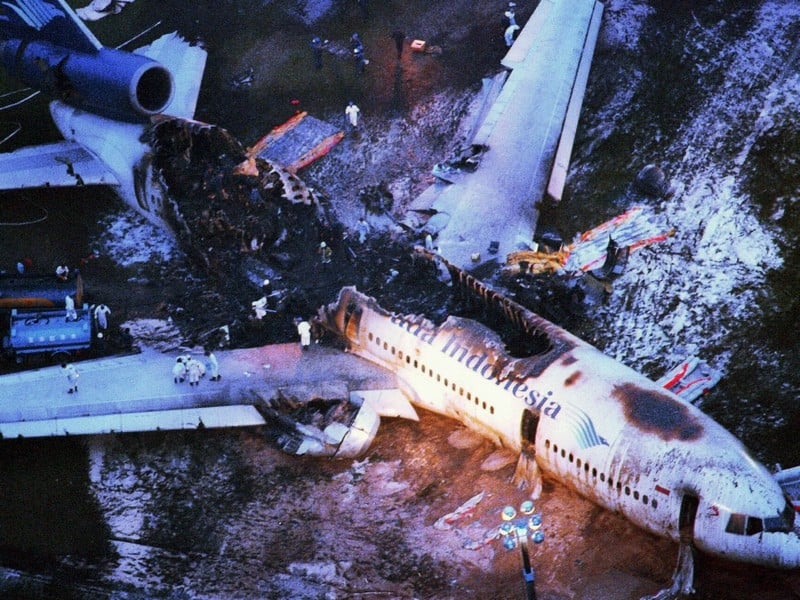 Garuda - Several crashes in the 1990s