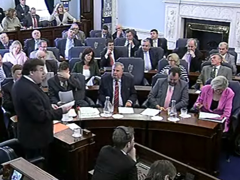 Seanad - Cowen in first address as Taoseach