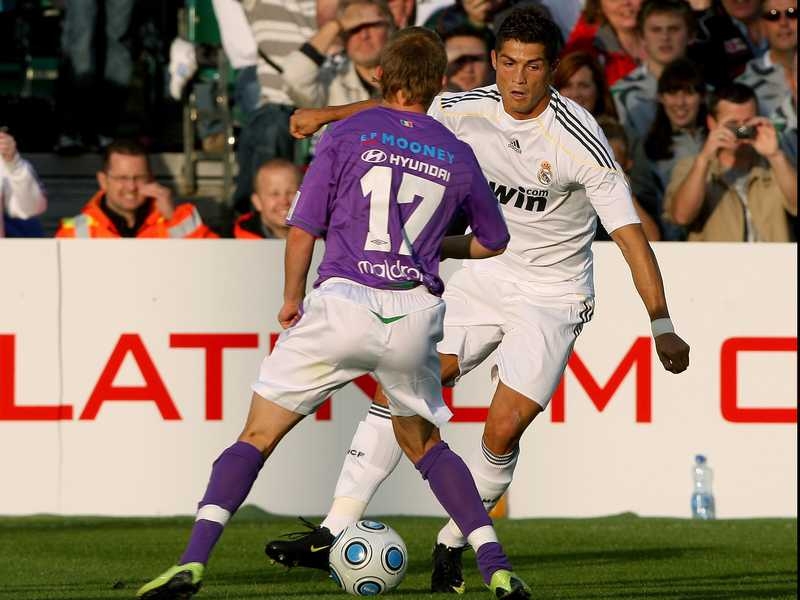 Cristiano Ronaldo was on target for Real Madrid at the Bernabeu