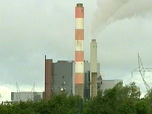 Shannonbridge - Activists protesting near the ESB plant