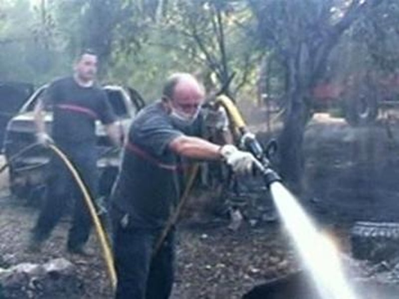 Spain - Firefighters battle blazes