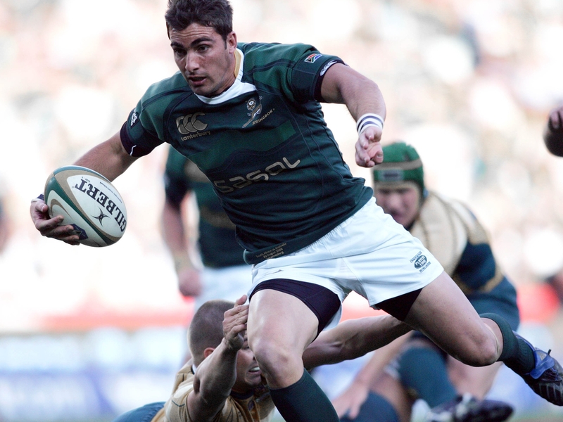 Ruan Pienaar scored the first try for the Springboks