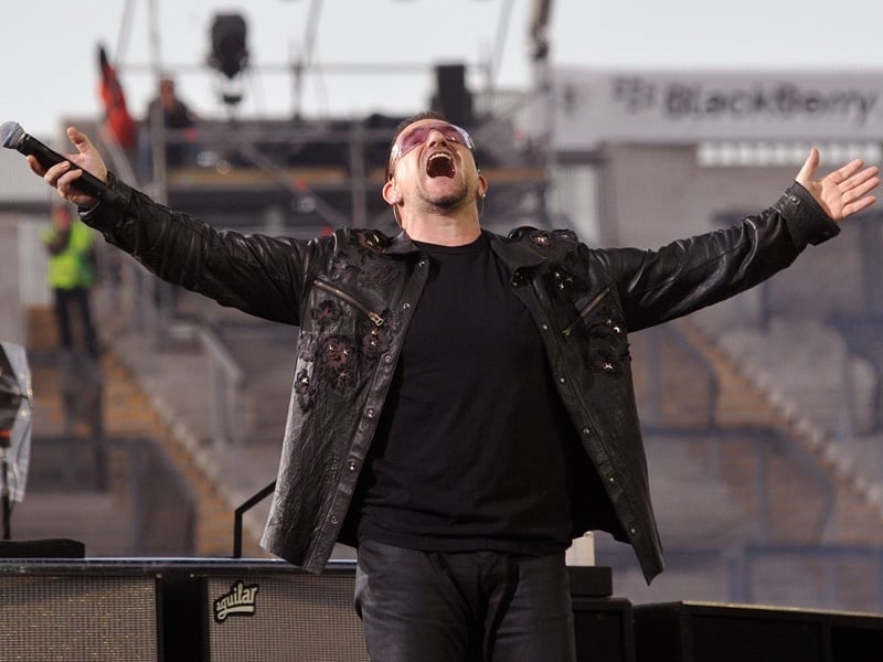 U2 - Played third Croke Park concert last night
