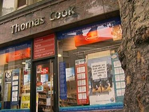 Dublin - Sit-in at Thomas Cook branch