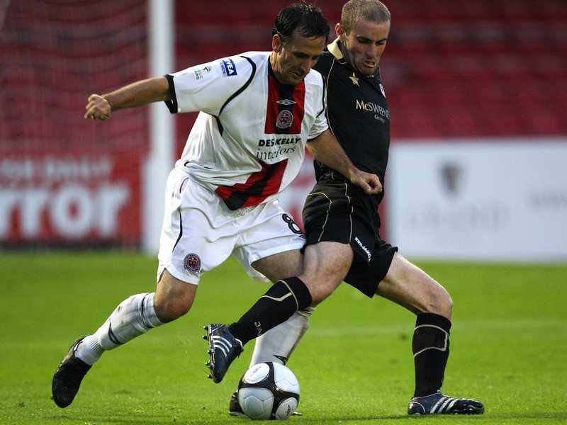 Bohemians's Neale Fenn and Alan Keane of Sligo both got on the scoresheet