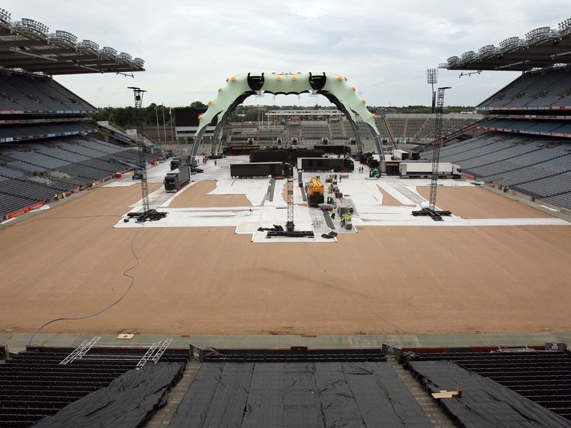 Croke Park as it was for the U2 concerts