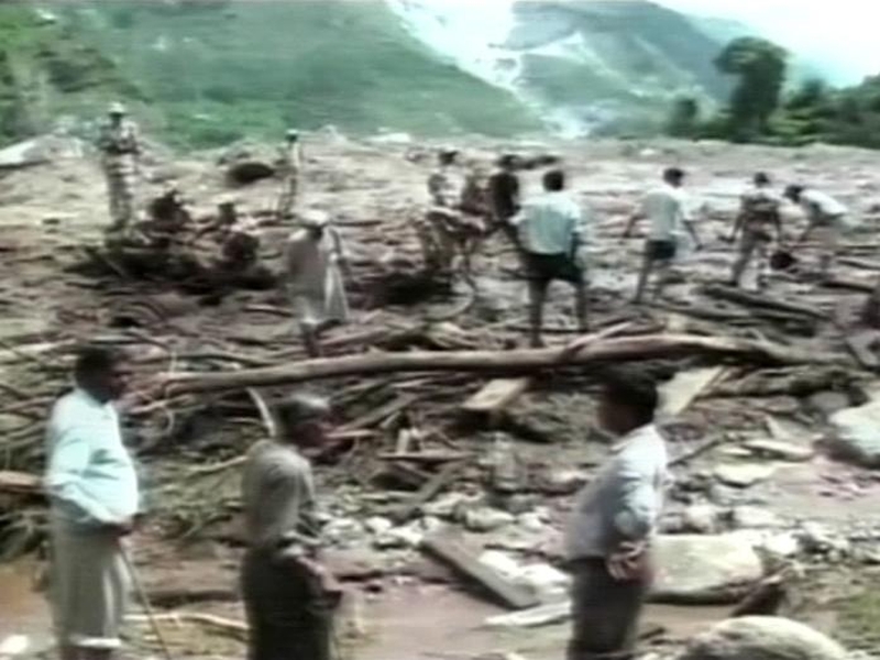 India - Search under way