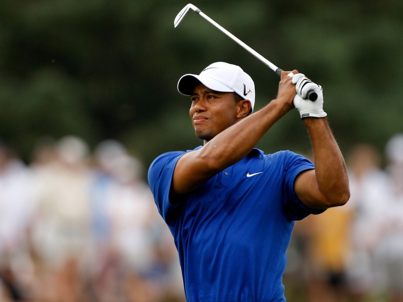Tiger's presence ensured the crowds flocked to the Melbourne event on day one
