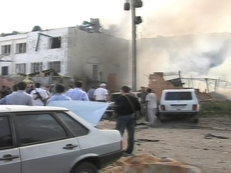 Ingushetia - Explosion at police headquarters