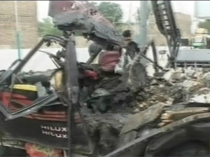 Pakistan - Vehicle exploded at petrol station