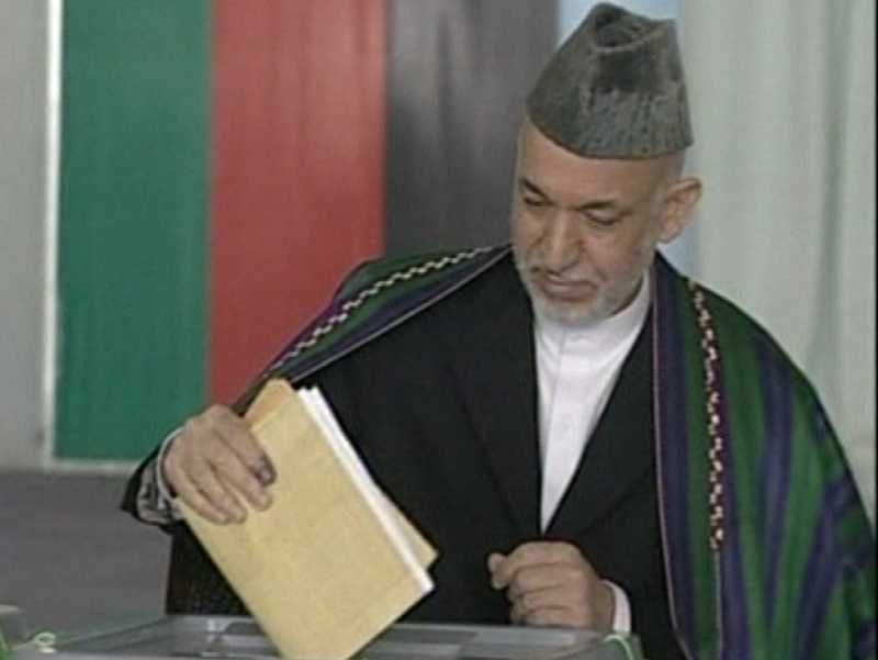 Hamid Karzai - Election results are queried