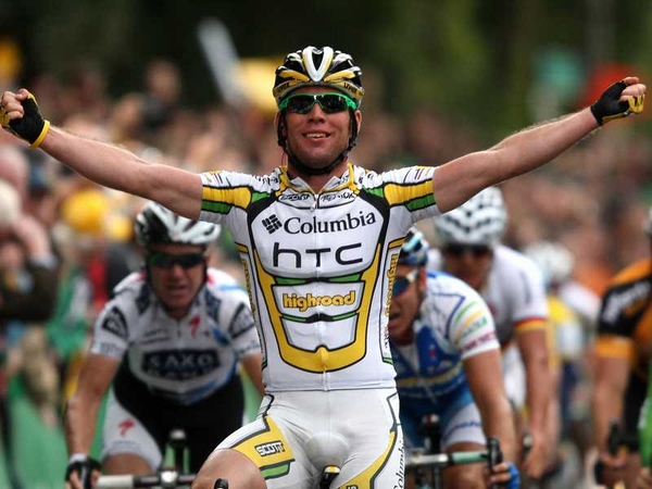 Mark Cavendish won today's second stage of the Tour of Ireland