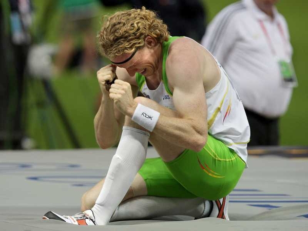 Steve Hooker needed a painkilling injection to compete in Berlin