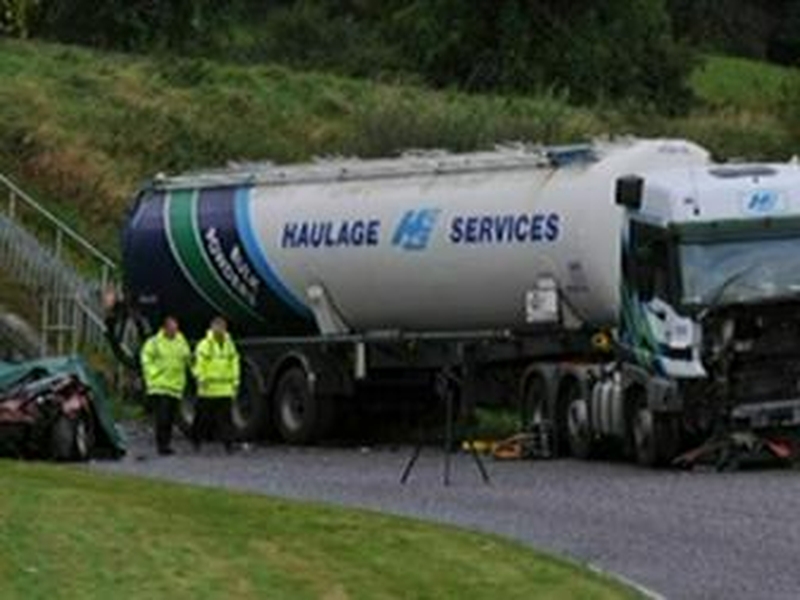 Newry - Four men killed in crash