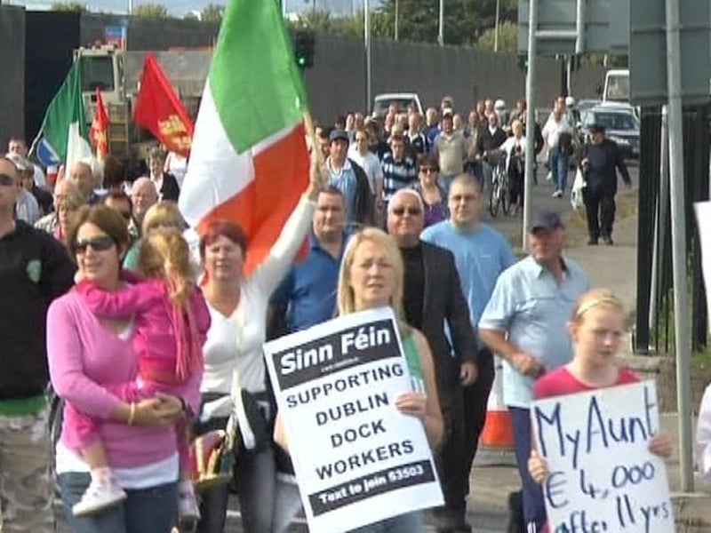 Dublin Port - Dispute in its eighth week