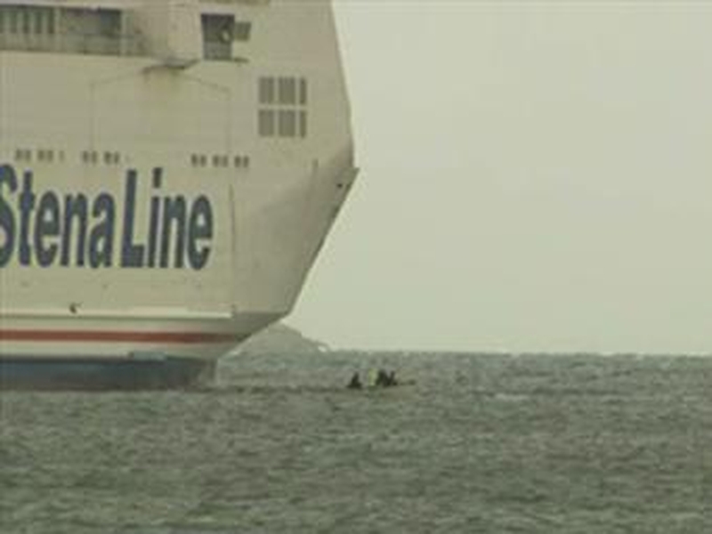 Dublin - Stand-off with Stena Line ferry
